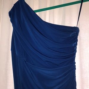 Royal blue cocktail dress